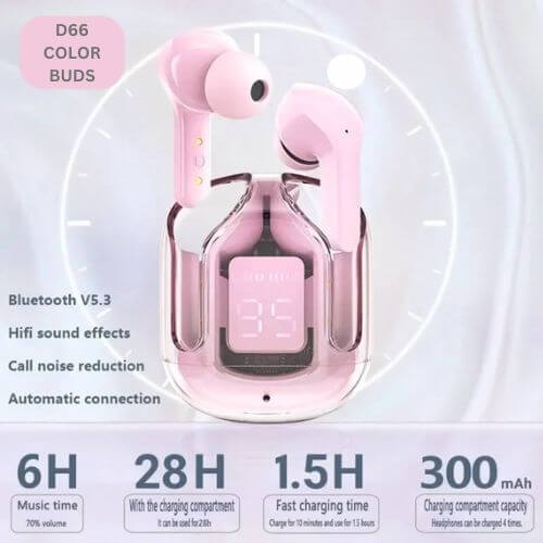 D66™ COLOR BUDS Earphones