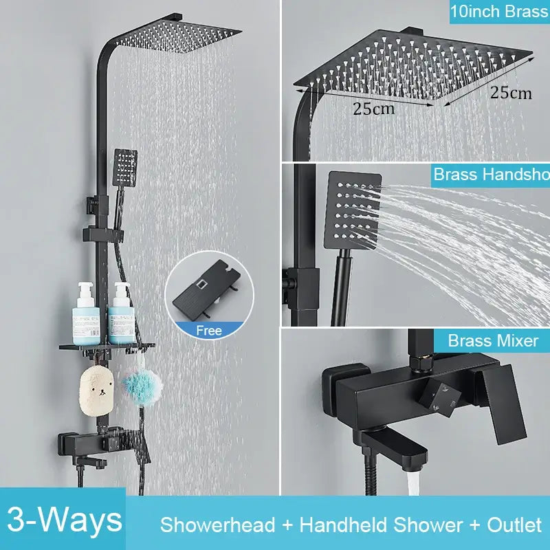 8090 Brass Shower Faucet Set